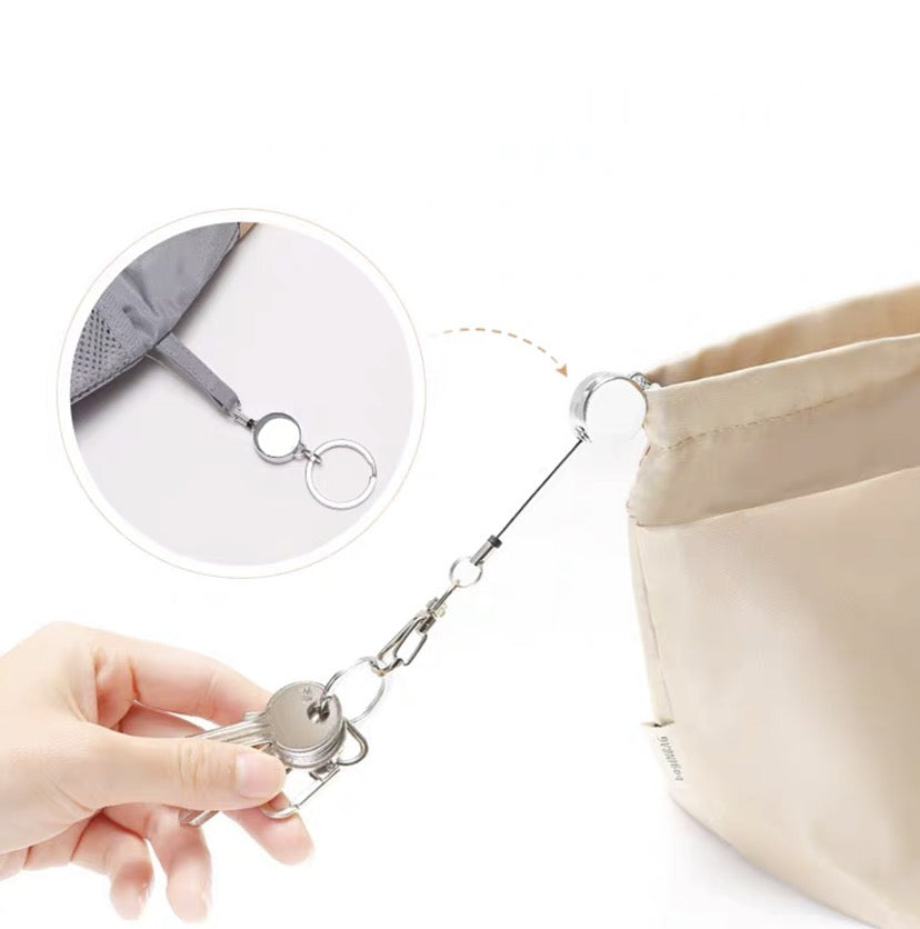 Waterproof Anti-Theft Lightweight Handbag Organiser in Beige, Chocolate and Black