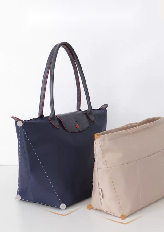 Waterproof Anti-Theft Lightweight Handbag Organiser in Beige, Chocolate and Black